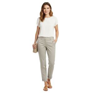 Burberry London Authentic Beige Khaki Cuffed Pants Size 10